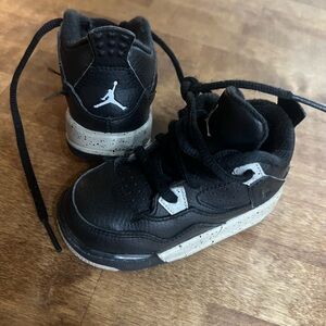 Jordan Black and White Jumpman Sneakers